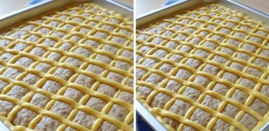 Rácsos diós pite recept, úgy ahogy régen a mama sütötte