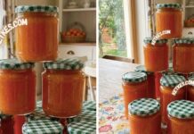 Egyszerű sárgabaracklekvár tartósítószer nélkül, ahogy már régóta készítjük